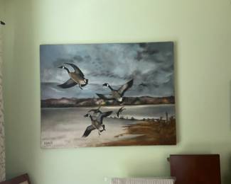 PAINTED IN 1944.  UNIQUE ART