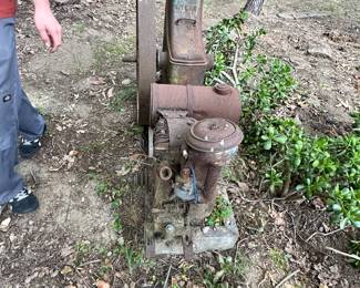 Antique water pump