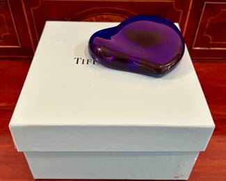 Tiffany & Co. Elsa Peretti Heart Paperweight