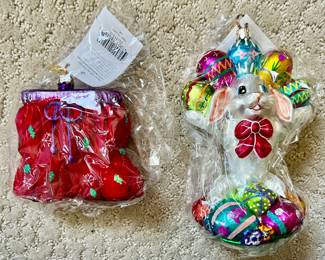 New Christopher Radko Ornaments