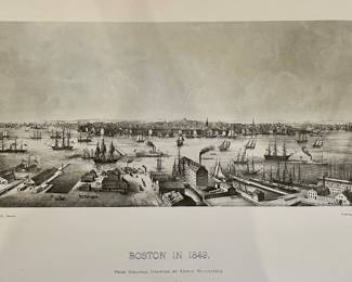 Boston in 1849 Print