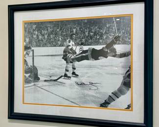 Autographed Bobby Orr Photograph