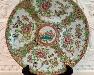 Antique Rose Canton Plate