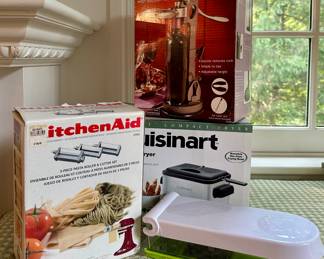 KitchenAid Pasta Maker, Corkscrew, Cuisinart Deep Fryer & Mandolin 