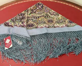 Oversized Russian Wool Scarf/Shawl