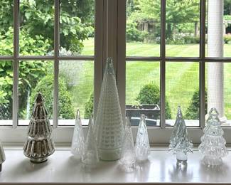 Glass Decorative Christmas Trees
