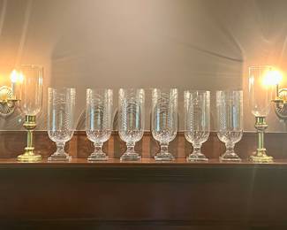 Crystal Hand Cut Hurricanes