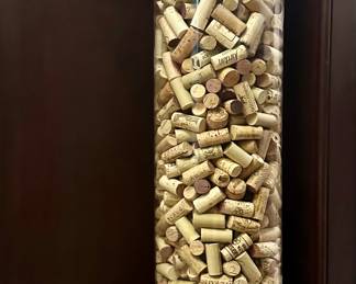 Oversized Vase with Wine Corks