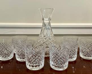 Waterford Crystal Decantar & Glasses