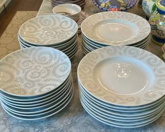 Pottery Barn "Winter Branch" Dishes