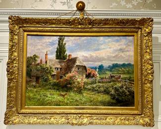 Oil on Canvas, Signed R. Gallon (1880)