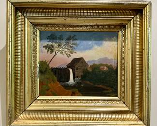 "Waterfall" Oil on Board