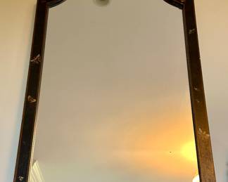 Patina Mirror with Butterfly Trim