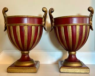 (2) Decorative Urns