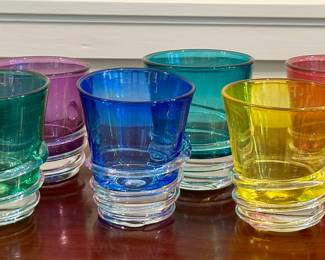 (6) Art Glasses Vase, Signed Ziemke 