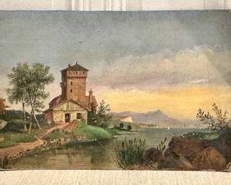 Landscape Oil on Board