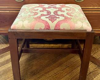 Custom Upholstered Stool