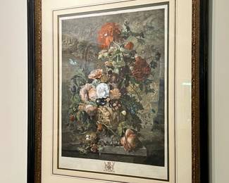 Hand Colored Engraving