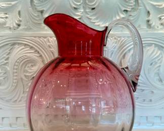 Art Glass Pitcher
