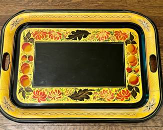 Hand Painted Toleware Tray
