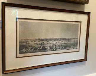 Framed View of Boston