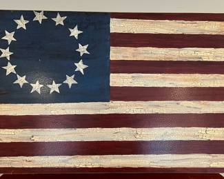 American Flag Stretched Canvas Print