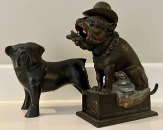 Bulldog Statues 