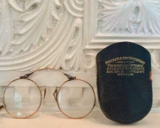 Antique Gold Pince Nez Glasses