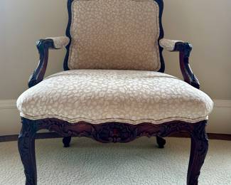 Carved Accent Armchair