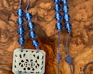 Carved Jade Necklace