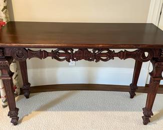 Carved Console Table