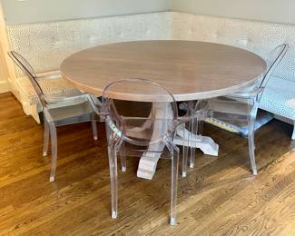 Kitchen Table with Pedestal Base