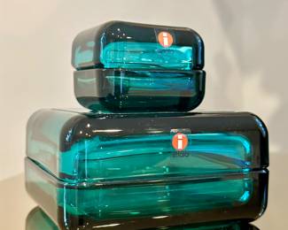 (2) Iittala Vitriini Trinket Boxes 