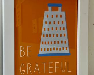 Be Grateful Framed Print