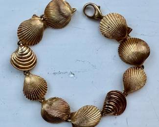 14K Shell Bracelet