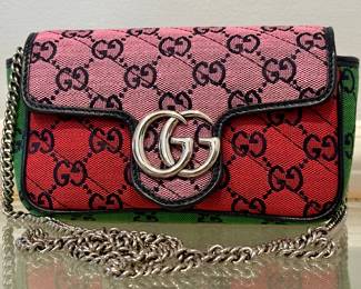 Gucci Marmot Cloth Clutch Bag