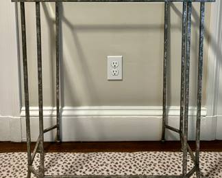 Small Iron & Glass Console Table