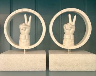 Jonathan Adler Peace Bookends