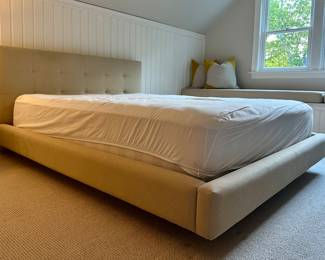 Upholstered Queen Platform Bed