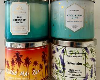 New White Barn & Bath & Body Works Candles