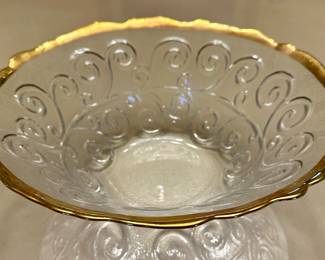 Pressed Glass Bowl