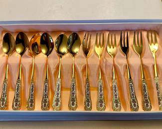 Enamel Flatware Set