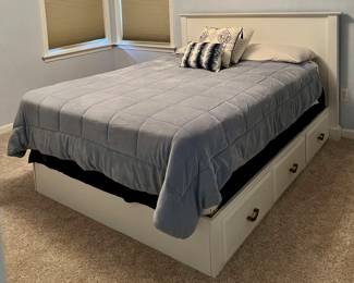 Queen Bed with Storage