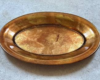 Decorative Gold Platter