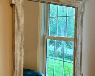 Distressed Mantle Mirror
