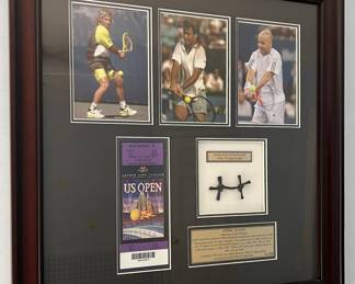 2006 U.S. Open Finals Framed Sports Memorabilia