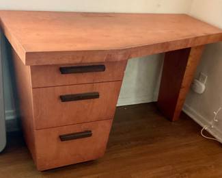 One-of-a-kind, beautifully handcrafted wood desk.