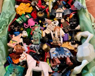Legos!. (Box is slightly larger than a shoe box.)