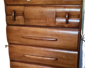 5-drawer tall chest.