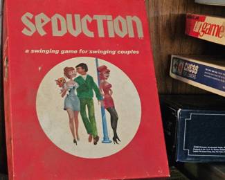 Some of many vintage board games (items sold separately).